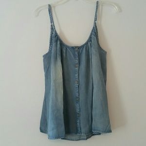 NWOT Chambray Tank